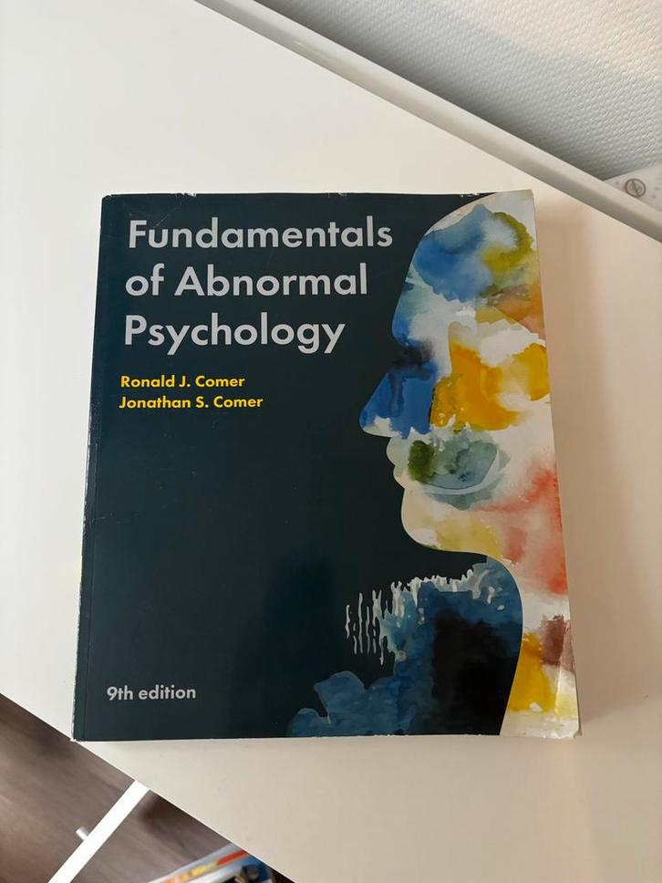 Fundamentals of Abnormal Psychology - Comer & Comer, Boeken, Psychologie, Gelezen, Ophalen of Verzenden