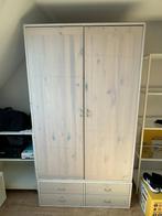 Flexa Kledingkast Whitewash, Kinderen en Baby's, Kinderkamer | Commodes en Kasten, Ophalen, Gebruikt, Kast, 50 tot 70 cm