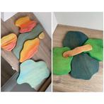 Houten platen natuur speelgoed vijver / gras / brug, Ophalen of Verzenden, Gebruikt