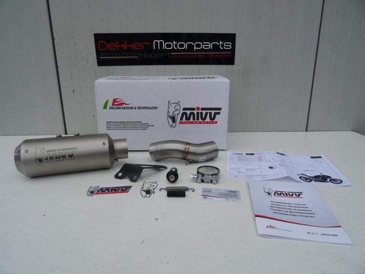 Mivv MK3 RVS Demper Kawasaki Z900 2017-2018-2019 E Keur!, Motoren, Onderdelen | Kawasaki, Nieuw, Ophalen of Verzenden