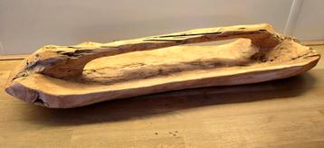 Prachtige Grote Houten (fruit)schaal 75cm beschikbaar voor biedingen