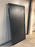 Nieuw hardhoutenkozijn met deur., 75 tot 150 cm, Deurkozijn, Nieuw, Ophalen of Verzenden