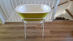Hoppop babybadje limegroen met standaard, Kinderen en Baby's, Badjes en Verzorging, Gebruikt, Badje, Standaard, Ophalen