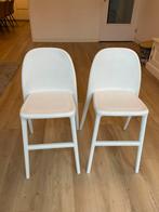 2x IKEA Urban Kinderstoel - Wit, Ophalen, Kunststof, Gebruikt, Twee