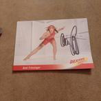 Anni Friesinger schaats fotokaart originele handtekenin, Ophalen of Verzenden, Foto of Kaart