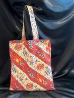 Handgemaakt Batik Totebag - zwarte binnenvoering met vakje, Verzenden, Nieuw, Zwart, Shopper