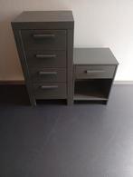 Set van 3 grijze kasten, Ophalen, Gebruikt, 25 tot 50 cm, 50 tot 100 cm