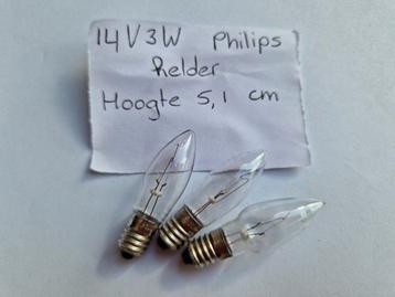 14V3W helder Philips reservelampjes kerstverlichting E10  beschikbaar voor biedingen