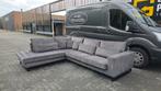 Prachtige Velvet Loungebank (Groen/Grijs) Adore, Huis en Inrichting, Banken | Bankstellen, Ophalen, Zo goed als nieuw, Vierpersoons of meer
