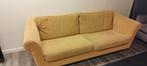 Gele gemêleerde tweezitsbank (210cm) - Gratis!, Ophalen, Gebruikt, Tweepersoons, 75 tot 100 cm