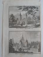 A49-50/ Gruitpoort en Homburgerpoort Deutichem / Doetichem, Antiek en Kunst, Kunst | Etsen en Gravures, Ophalen of Verzenden