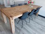 Mooie eettafel 8 persoons uitschuifbaar, Ophalen, 50 tot 100 cm, Vijf personen of meer, Rechthoekig