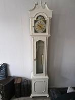 Antieke witte staande klok, Antiek en Kunst, Antiek | Klokken, Ophalen of Verzenden