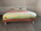 Te koop bed (ombouw) inclusief lattenbodem, Huis en Inrichting, Slaapkamer | Bedden, Ophalen, Gebruikt, Bruin, Tweepersoons