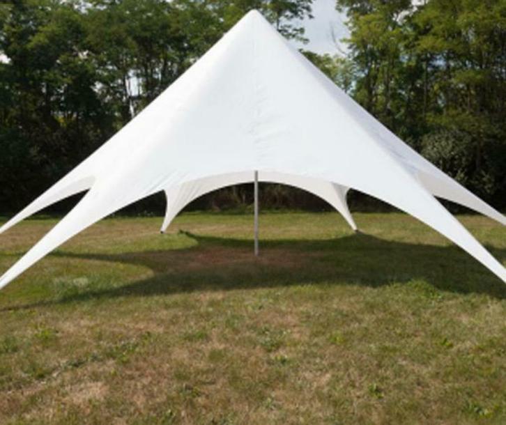 Professionele. Starshade 12x12m Stertent 2025. Kleur Wit, Tuin en Terras, Partytenten, Nieuw, Stertent, Ophalen of Verzenden