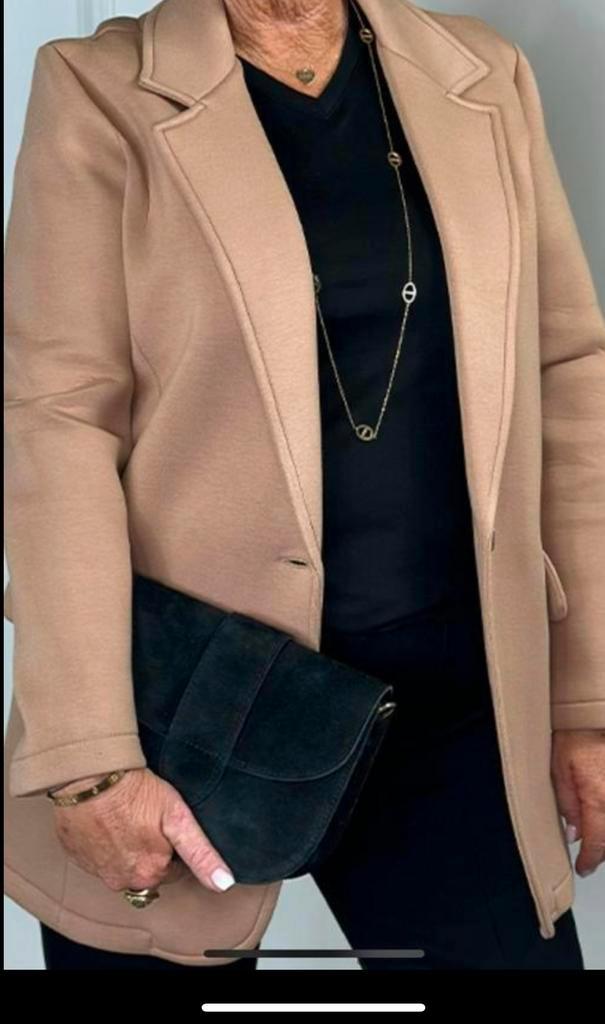 * nieuw * solar schubba camel blazer, Kleding | Dames, Jasjes, Kostuums en Pakken, Nieuw, Jasje, Ophalen of Verzenden