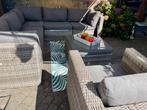 Uitgebreide loungeset met overkapping en kussenbox, Ophalen, Gebruikt, Loungeset, Wicker