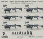liveresin LRE35101 US Army M4 carbine M320 Gren 1/35 Replica, Ophalen of Verzenden, Nieuw, 1:35 tot 1:50