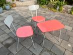 Formica stoelen en tafel, Ophalen, Gebruikt, Twee, Overige kleuren