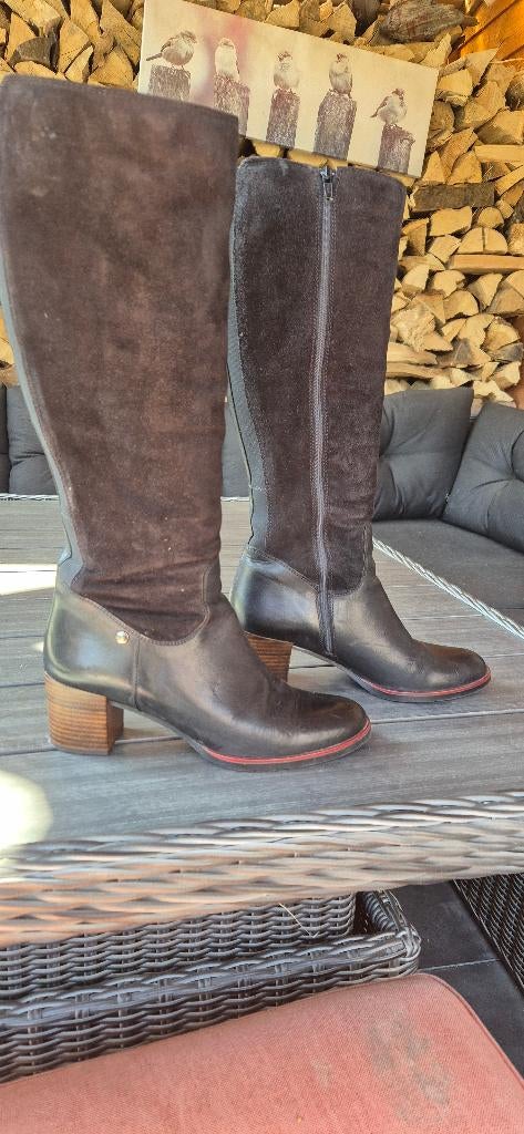 Mooie dames laarsen, Hoge laarzen, Zwart, Ophalen of Verzenden, Zo goed als nieuw