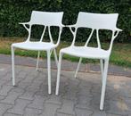 2 AI stoelen Kartell, ontwerp Philippe Starck, Ophalen, Kunststof, Twee, Wit
