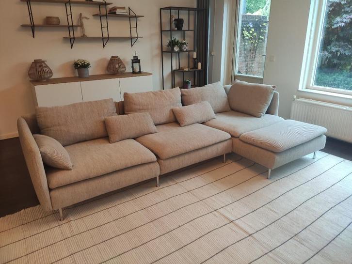 SÖDERHAMN 4-zitsbank, Huis en Inrichting, Banken | Sofa's en Chaises Longues, Zo goed als nieuw, Vierpersoons of meer, 250 tot 300 cm