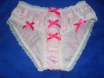 sissy satijn slipje (kan ook voor de heren), Verzenden, Roze, Slip