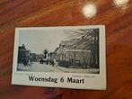 Dorpstraat Holten kalender kaartje uit 1912, Ophalen of Verzenden, Voor 1940, Gebruikt
