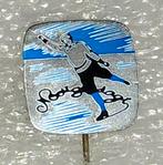 Vintage Nooitgedagt  Schaatsen Speldje, Verzamelen, Ophalen of Verzenden, Gebruikt, Sport, Speldje of Pin