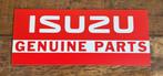 IZUZU Genuine parts  -  reclamebord kunststof 36x15, Ophalen of Verzenden, Zo goed als nieuw, Reclamebord