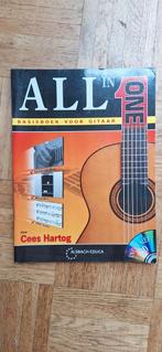 All in One Basisboek Gitaar - Cees Hartog, Boeken, Ophalen of Verzenden, Gelezen, Instrument, Cees Hartog