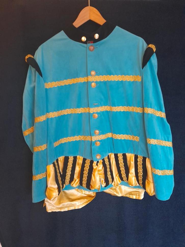 Luxe fluwelen pietenpak Kostuum - Goed onderhouden, Diversen, Sinterklaas, Zo goed als nieuw, Ophalen of Verzenden