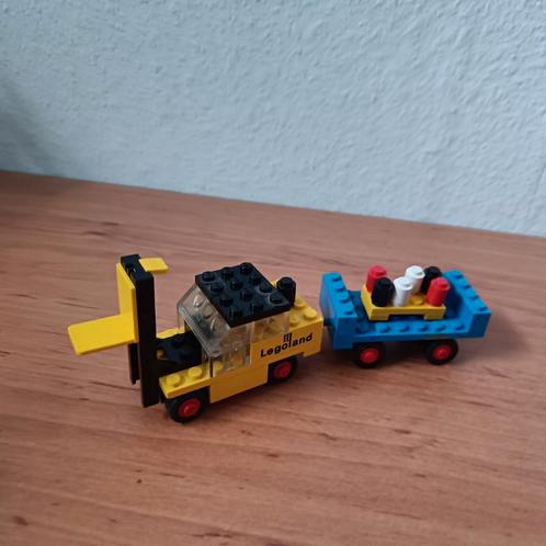 Lego Legoland 652 heftruck met trailer, uit 1972, Kinderen en Baby's, Speelgoed | Duplo en Lego, Gebruikt, Lego, Complete set
