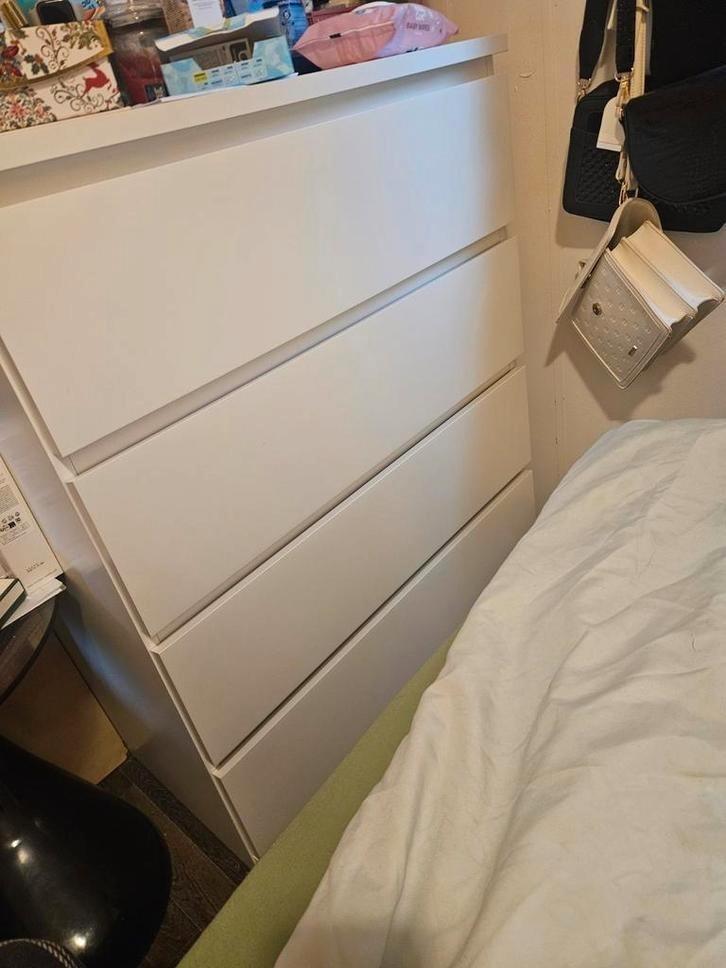 Witte commode met lades IKEA, Huis en Inrichting, Kasten | Kledingkasten, Zo goed als nieuw, Ophalen of Verzenden