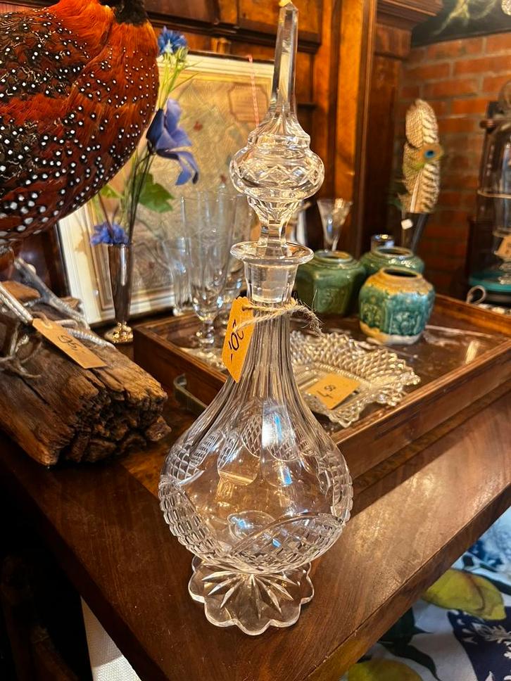 Antiek top karaf, Antiek en Kunst, Antiek | Glas en Kristal, Ophalen of Verzenden