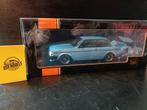 1:18 Volvo 240 Turbo Custom Blauw, Overige merken, F, Auto, T