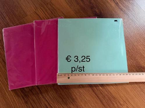 Blanco tekstborden. Geverfd. Gekleurd. Plotter, Hobby en Vrije tijd, Knutselen, Nieuw, Materiaal, Ophalen of Verzenden