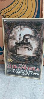 Zuid-Amerika Koninklijke Hollandsche Lloyd, Ophalen of Verzenden, Reclamebord