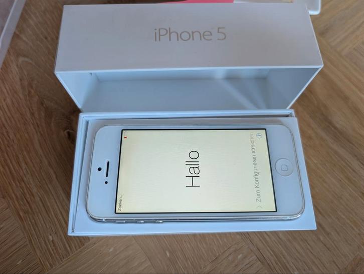 iPhone 5 - Wit - 16GB, Telecommunicatie, Mobiele telefoons | Apple iPhone, Gebruikt, 16 GB, Zonder abonnement, Zonder simlock
