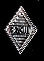 Renault ruit speld- zilverkleur, Verzamelen, Verzenden, Nieuw, Transport, Speldje of Pin
