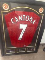 Gesigneerd Eric Cantona Manchester United shirt, Sport en Fitness, Voetbal, Maat L, Ophalen, Zo goed als nieuw, Shirt