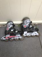 skeelers mt 34 met beschermers, Gebruikt, Kinderen, Inline skates 4 wielen, Ophalen