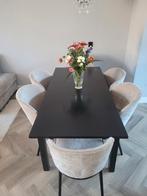 uitschuifbare eettafel Ikea, Huis en Inrichting, Tafels | Eettafels, Ophalen, Gebruikt, 50 tot 100 cm, Vijf personen of meer