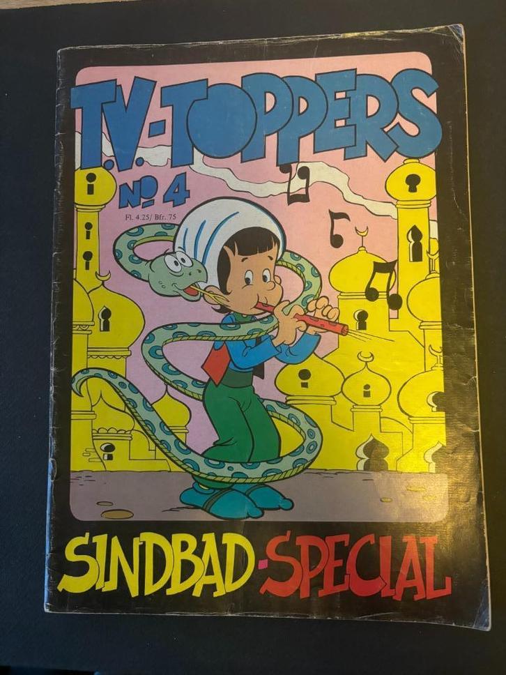 4 strips van de TV-Toppers, Boeken, Stripboeken, Gelezen, Meerdere stripboeken, Ophalen of Verzenden