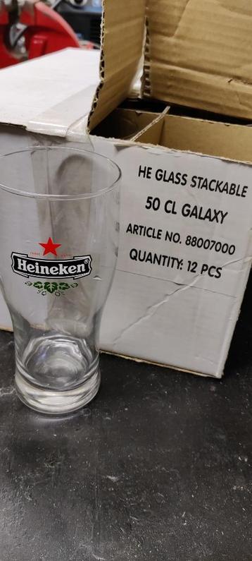 Glaswerk Heineken Galaxy bierglas 50cl beschikbaar voor biedingen