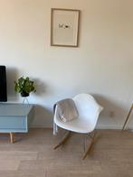 Witte schommelstoel, Huis en Inrichting, Stoelen, Ophalen, Zo goed als nieuw, Wit, Eén