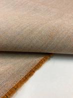 10,5m Kvadrat Remix 3 0242 Design Wollen meubelstof, Bruin, Verzenden, 120 cm of meer, Katoen