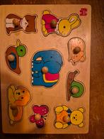 3 legpuzzels met noppen, Gebruikt, Ophalen of Verzenden, Van hout, Minder dan 10 stukjes