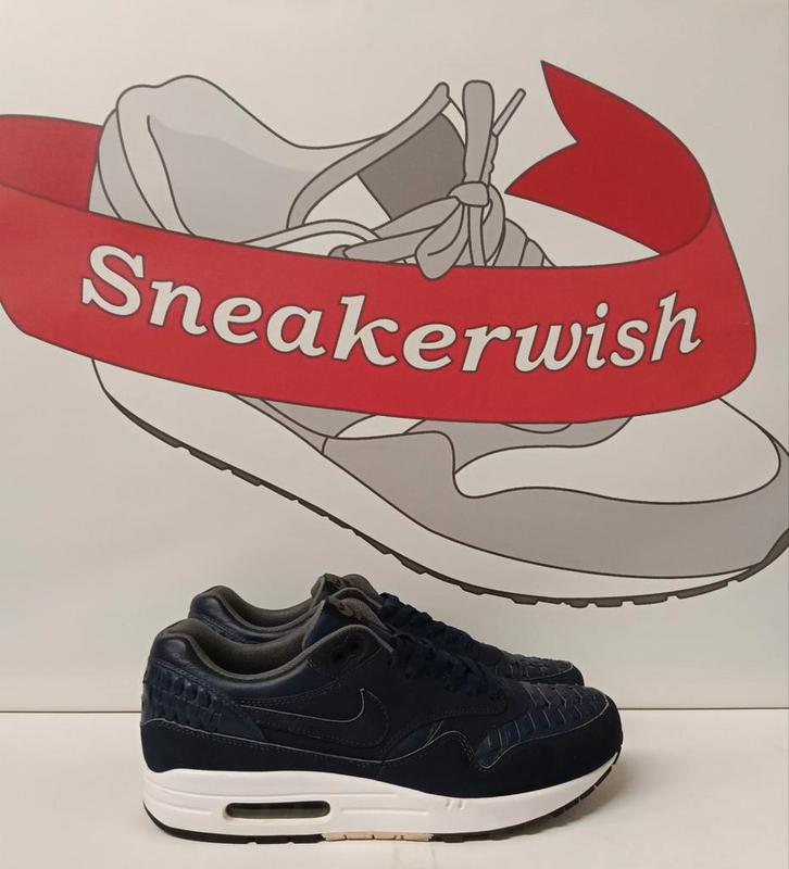 Nike Air Max 1 Woven Navy Blue EU 44.5, Kleding | Heren, Schoenen, Zo goed als nieuw, Sneakers of Gympen, Blauw, Ophalen of Verzenden