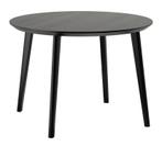 Ronde Eettafel Lisabo IKEA zwart - 4 Personen, Huis en Inrichting, Tafels | Eettafels, Ophalen, 100 tot 150 cm, Rond, Zo goed als nieuw